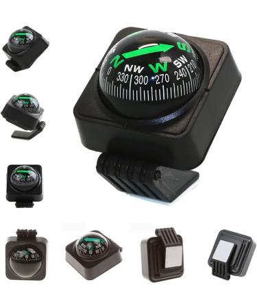 Buy Auto Compass | Universal Vehicle & Mini Pocket Compass - 2 Pieces for Survival & Navigation - Buy Online on GoSupps.com