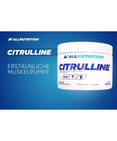 All-Nutrition Citrulline Malate 200g - Delicious Raspberry-Strawberry Flavored L-Citrulline for Enhanced Performance | International Shipping Available - Buy Online on GoSupps.com