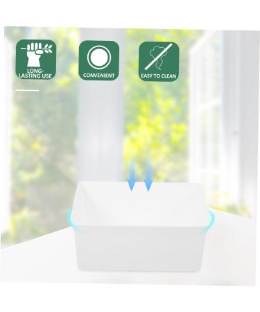 Zerodeko Box Sheet Laundry Detergent Storage Box Drawer Large Capacity Bucket Scent Beads Container Laundry Detergent Holder Laundry Detergent Bin Plastic Household Dispenser White 16.8X11X7.5CM White - Buy Online on GoSupps.com