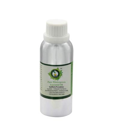 R V Essential Huile Essentielle de Wintergreen pur 1250ml (42oz) - Gaultheria procumbens (100% Pur et naturelle Distill e vapeur) Wintergreen Essential Oil