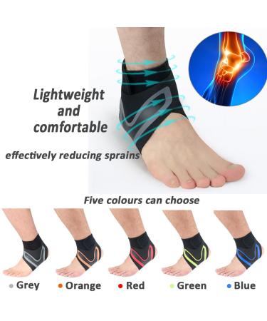 Coogime Plantar Fasciitis Foot Wraps - Flexible Ankle Brace & Bandage for Pain Relief (Gray M EU 39-41) - Buy Online on GoSupps.com