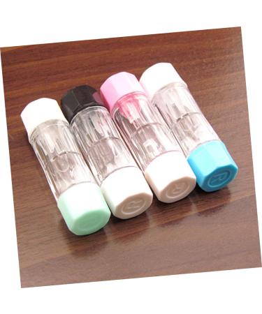 Homsfou 4-Piece Travel Case for Contact Lenses | RGP Lens Containers & Suction Tool | Portable Eye Contact Lens Holder - Buy Online on GoSupps.com