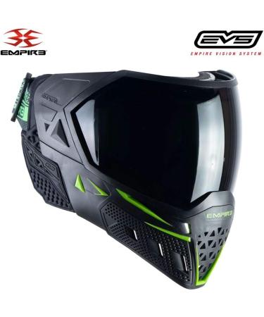 Empire EVS Thermal Paintball Mask/Goggle - Black/Lime - 2 Thermal Lenses - Buy Online on GoSupps.com