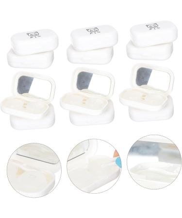 Buy Healvian 60-Piece Lens Container Kit - Travel Cases for Contact Lenses & Tweezers - Invisible White Cosmetic Lens Holders - Buy Online on GoSupps.com