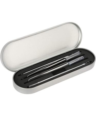 Anggrek Eyelash Tweezers & Organizing Case - Premium Makeup Tool for Lash Extensions (Silver) - Buy Online on GoSupps.com
