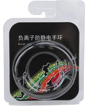 Buy Antistatic Bracelet for Electrostatic Discharge Relief - Wireless Silicone Hand Strap for Men & Women (Black) | Negative Ion Technology - Buy Online on GoSupps.com