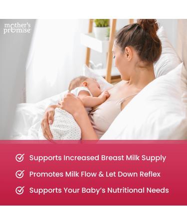 Mother's Promise Lactation Supplement Gummies for Breast Milk Production Increase | Postnatal Lactation Support for Breastfeeding, Nursing & Lactating with Fenugreek, Moringa & Milk Thistle | 2 Pack - Buy Online on GoSupps.com
