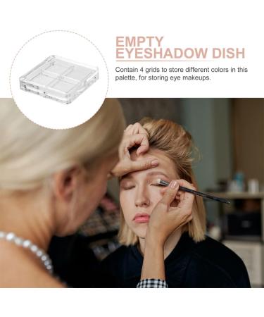 LALAFINA 10pcs Eyeshadow Boxes Compartment Eyeshadow Organizer Lipstick Containers 6x6cm Transparent - Buy Online on GoSupps.com