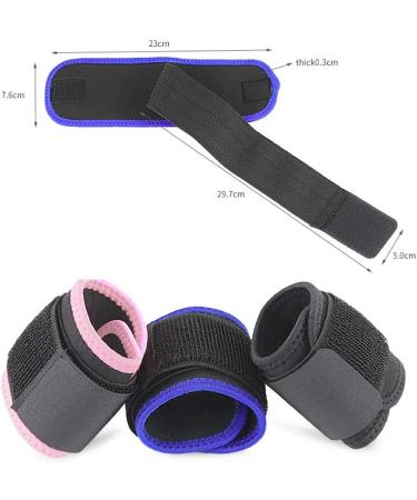 Wrist Brace Compression Support Strap for Men, Women, Youth, and Elderly - Adjustable Sports Wristband (Pink) - Buy Online on GoSupps.com