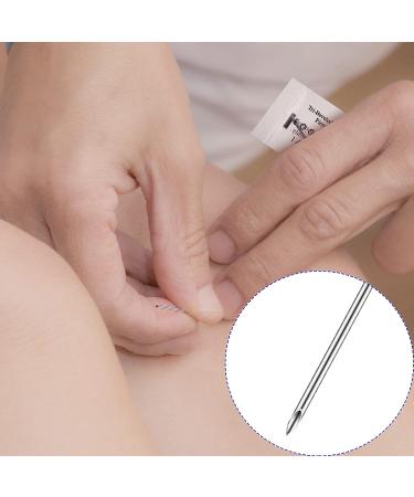 100pc Body Piercing Hollow Needles & Stainless Steel Forceps Set | Mixed Sizes 12G-20G Ear Tongue Belly Piercing Tools - Buy Online on GoSupps.com