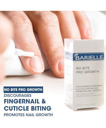Barielle No Bite Pro Growth 0.5 oz - Nail Biting Prevention Treatment | Stops Nail Biting for Adults & Children | Made in USA - Buy Online on GoSupps.com