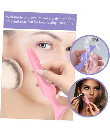 MAGICLULU 4 Pcs Silicone Beauty Ruler Eyelash Separator Tool Makeup Applicator Tools Cosmetic Silicone Strap 15X4.15CMx2pcs Assorted Colorx2pcs - Buy Online on GoSupps.com