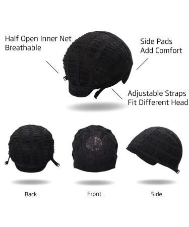 Morvally Short Black Wavy Bob Wig with Bangs 16 Inch - Natural Synthetic Hair for Women - Buy Online on GoSupps.com