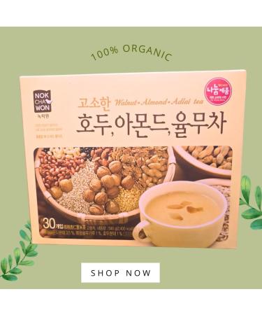 Walnut Almond and Adlai Tea | 30 Sachets - Buy Online on GoSupps.com