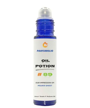 Oil Potion # 89 Inspired by Mojave Ghost Unisex Uncut Grade A Fragrance Body Oil Dupe Concentrated Long Lasting Roll-On 10ml / 0.33 oz