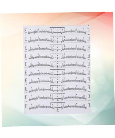  Angoily Angoily Mini Disposable Caliper for Eyebrow Embroidery Curved Ruler - Tear-Off Pattern - Buy Online on GoSupps.com