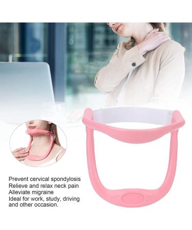 Adjustable Cervical Neck Support - Relief for Spondylosis & Pain | Traction Device in Pink - Your Ultimate Neck Protection Solution - Buy Online on GoSupps.com