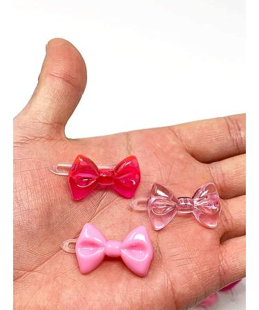 Tara Girls Self Hinge Plastic Bow Hair Barrettes Pack of 2 (BR29) - Buy Online on GoSupps.com