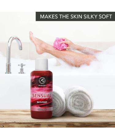 Bath Foam Sensual - 34 Fl Oz | Relaxing Aromatherapy & Wellness for a Good Sleep - Luxury Spa Bubble Bath Experience - Buy Online on GoSupps.com