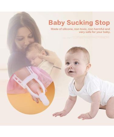Yosoo Baby Stop Thumb Sucking Kit - Silicone Finger Guard Wrist Band for Kids - Buy Online on GoSupps.com