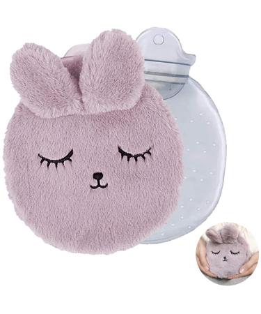 Komunj hot water bottle with cover hot water bottle children removable and washable hot water bottle hot water bottle with cover fluffy hot water bottle for children and adults