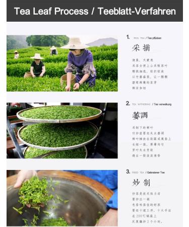 Premium Xihu Longjing Green Tea Leaves 125g - Freshly Picked Before Qingming - Buy Online on GoSupps.com