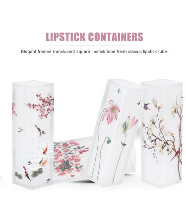 FOMIYES 4-Piece Tube Lip Gloss Magic Wand Jar - Empty Lip Balm & Lip Gloss Holders - 3D White ABS Containers for Household Use - Perfect for Organizing Your Makeup - Buy Online on GoSupps.com