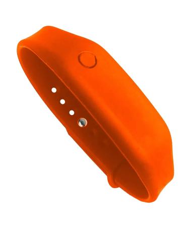Accessories Sanitizer Bracelet Men's Silicone Stay Safe Refillable 1Pc 8.50In H M2020 Orange