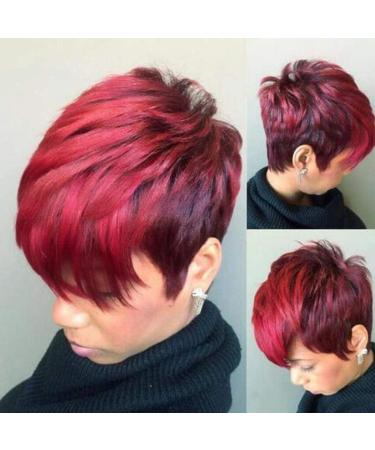 Kashyk Women's Short Curly Red Wig | Heat-Resistant Everyday Ponytail Wig - Buy Online on GoSupps.com