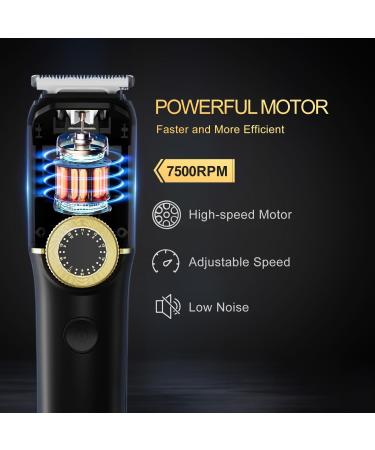 VOVGUU Hair Clipper for Men Hair and Trimming Kit Includes Corded Clipper Cordless Battery Trimmer and Styling Shears - Buy Online on GoSupps.com