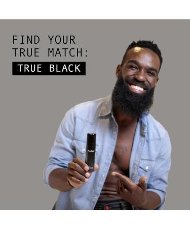 True Sons Instant Hair Dye Booster Kit for Men - True Black (1.75 oz) - 4-6 Applications - Natural Look for Mustache, Beard & Grey Hair - Buy Online on GoSupps.com