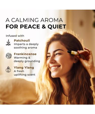 Peace & Lavender Roll On Set - Essential Oils Aromatherapy Roll On with Essential Oil Set - 2x0.34 fl oz - Gya Labs - Buy Online on GoSupps.com