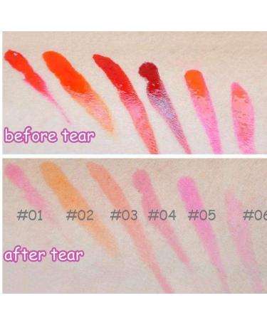 FENGZHAO Tattoo Magic Lip Stain Set - 6 Long Lasting Matte Colors for Women - Buy Online on GoSupps.com