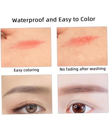 DRESSOOS 1 Set Eyebrow Pencil Eyebrow Pen Positioning Pen Eyebrow Makeup Tools Line Pens Wood Red 1 count (Pack of 1) Red - Buy Online on GoSupps.com