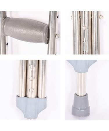 Stainless Steel Underarm Crutches Walking Aids for The Disabled and Elderly (Size : 118-138cm) Smooth Sailing - Buy Online on GoSupps.com