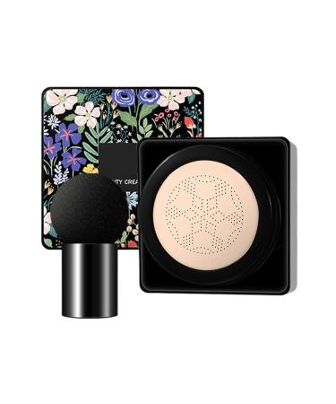 Mbiyhgta Mushroom Head BB Cream - Light Coverage Oil Control | Moisturizing Brightening Pigment Foundation Long-Lasting Air Cushion Concealer for a Smooth Complexion and Fade-Free Makeup