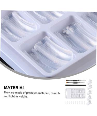 FRCOLOR Tools Set nail extension manicure extension clip clamp nail art tools dual forms Manicure Supplies Nail Plate Decor crystal decor Nail Model white nail clipper lengthen Art - Buy Online on GoSupps.com
