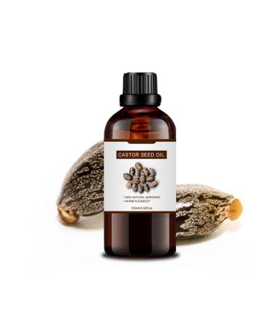 Castor Oil Organic Cold Pressed Unrefined - Castor Oil for Skin & Hair Moisturizer - Organic Castor Oil for Face and Skin Care - Fight Acne and Clean Skin - Moisturizing and Anti-Aging