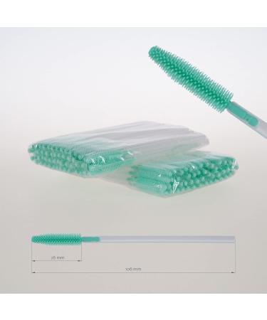 P-Beauty Cosmetic Accessories | Eyelash Extensions & Brushes | Bulk Green/Transparent 100+ Pieces - Buy Online on GoSupps.com