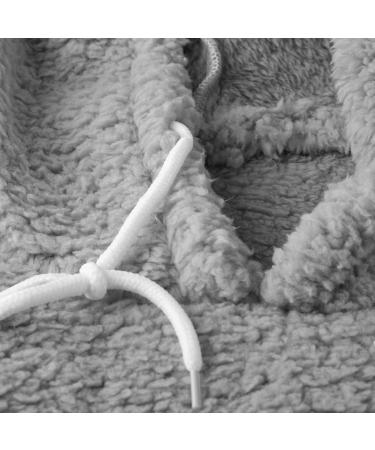 Bigfanshu Women's Sweaters Casual Fleece Long Sleeve Pullover Blouse Shirts Sweatshirt Gray - Buy Online on GoSupps.com