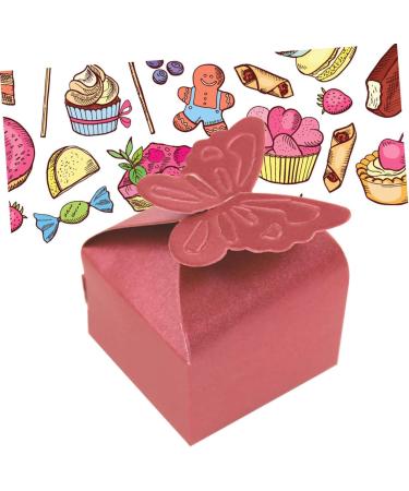 GLEAVI 10-Pack Wedding Gift Boxes - Red Candy Packaging for Parties & Decorations | Perfect Wedding Accessories - Buy Online on GoSupps.com