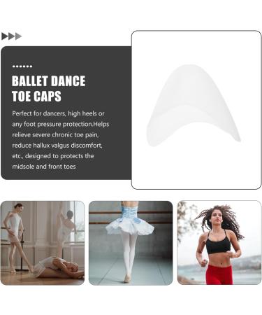 Healifty 6 Pairs Silicone Gel Pointe Shoe Cushion Protectors - Women's Foot Pads for Ballet Dance Shoes - Includes Whitex2pcs - 10.5X9.5X1.5CMx2pcs - Buy Online on GoSupps.com