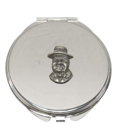 Churchill Compact Mirror Handbag Gift With Free Engraving 73