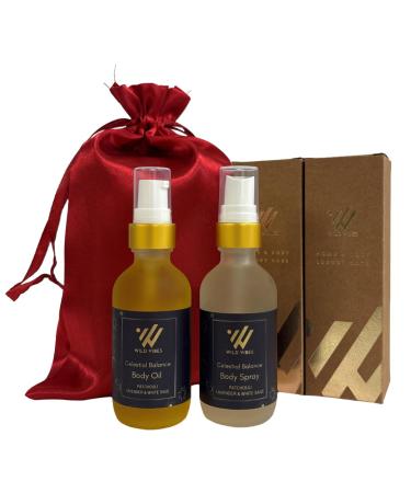 2 oz Body Oil & Body Spray Gift Set Celestial Balance (Patchouli)