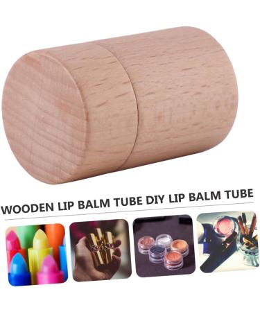 minkissy 1pc Lipstick Tube Essential Makeup Container Wood Lip Gloss Tubes Wood Lip Gloss Holder Portable Lipstick Holder Lip Gloss Wand Tubes Deodorant Box Plastic The Light Earth Tones - Buy Online on GoSupps.com