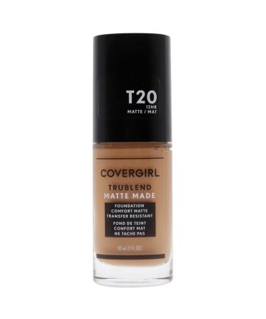 COVERGIRL TruBlend Matte Made Liquid Foundation  Soft Honey  1 Fl Oz (Pack of 1)
