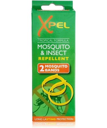 VONRUSS-UK Sensitive DEET-Free Insect Repellent Wrist Bands x 2 - Bug Cooling and Soothing Cream Wipes by Xpel - Buy Online on GoSupps.com