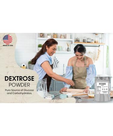 Bulk Dextrose Powder 5 lbs - Unflavored Carb Supplement for Brewing Sausage Making & Pre Workout - Pure Food Grade Glucose & Carbohydrates - Buy Online on GoSupps.com