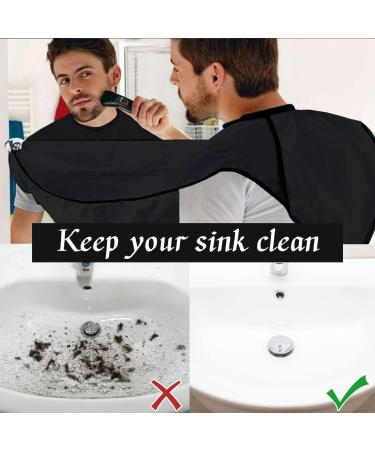 Shop Bart Apron for Bare Trash | Waterproof Hair & Beard Bibs with Suction Cups | Perfect Gifts for Men in Black - Buy Online on GoSupps.com