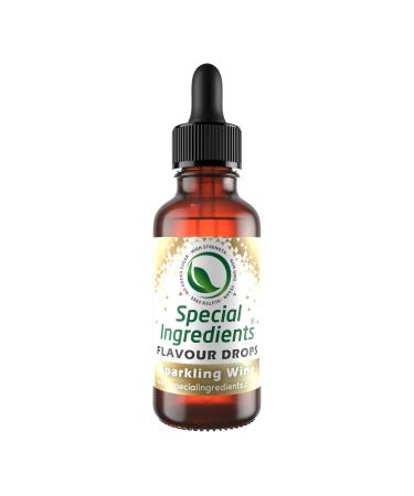 Sparkling Wine Flavour Drop 30ml Highly Concentrated Versatile Food Flavouring - Vegan Non GMO Gluten Free Sparkling Wine 30ml